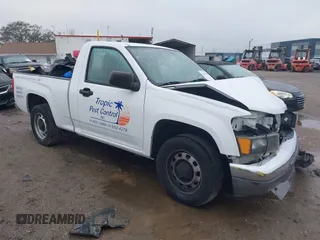 2012 GMC Canyon Work Truck with VIN 1GTC5LF99C8125249, listed as a IAAI auction lot 41661284 with 145,262 mi miles. Bid and sale history available at carsss.com. Image 1.