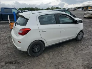 2020 Mitsubishi Mirage ES z VIN ML32A3HJ6LH010710, wystawiony jako Copart lot #53871695 z przebiegiem 61 487 mil mil oraz Szkoda całkowita • Salvage title. Historia ofert i sprzedaży dostępna na DreamBid. Obrazek 3.