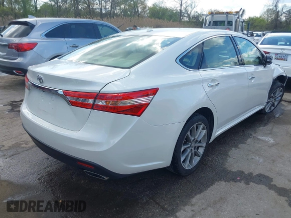 2015 Toyota Avalon Limited with VIN 4T1BK1EB0FU141831, listed as a IAAI auction lot 42037468 with 109,990 mi miles and . Bid and sale history available at DreamBid. Image 4.