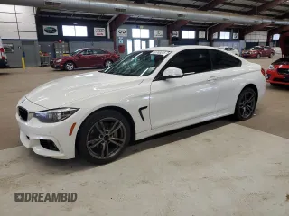 2018 BMW 4 Series 430i xDrive z VIN WBA4W5C54JAA49461, wystawiony jako Copart lot #51749285 z przebiegiem 86 927 mil mil oraz Szkoda całkowita • Salvage title. Historia ofert i sprzedaży dostępna na DreamBid. Obrazek 1.