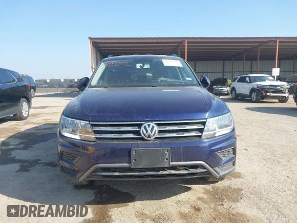 2021 Volkswagen Tiguan S with VIN 3VV1B7AXXMM012292, listed as a IAAI auction lot 41776309 with 109,369 mi miles and . Bid and sale history available at DreamBid. Image 13.