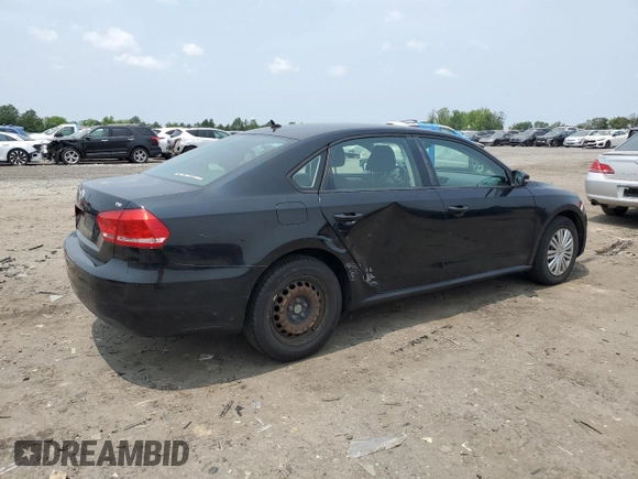 2014 Volkswagen Passat Wolfsburg Edition with VIN 1VWAT7A31EC053922, listed as a Copart auction lot 59945025 with 136,864 mi miles and Clean title. Bid and sale history available at DreamBid. Image 3.