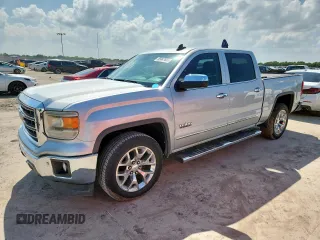 2015 GMC Sierra 1500 SLT with VIN 3GTP1VEC2FG526016, listed as a Copart auction lot 65047655 with 82,161 mi miles and Salvage title. Bid and sale history available at DreamBid. Image 1.
