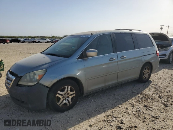 2005 Honda Odyssey EX with VIN 5FNRL38415B104920, listed as a Copart auction lot 50274085 with 228,538 mi miles and Clean Title. Bid and sale history available at carsss.com. Image 1.