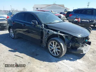 2013 Lexus IS 250 with VIN JTHCF5C23D5062764, listed as a IAAI auction lot 41886461 with 122,517 mi miles and . Bid and sale history available at DreamBid. Image 1.