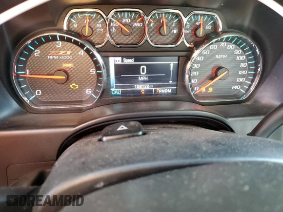 2016 Chevrolet Silverado 1500 LT with VIN 1GCVKREC1GZ160188, listed as a Copart auction lot 45726835 with 159,122 mi miles and Salvage Title. Bid and sale history available at DreamBid. Image 9.