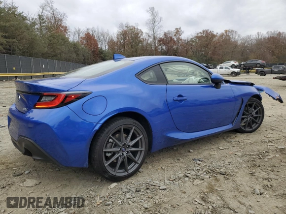 2024 Subaru BRZ Limited with VIN JF1ZDBE14R9702474, listed as a Copart auction lot 80801524 with 4,548 mi miles and Salvage title. Bid and sale history available at DreamBid. Image 3.