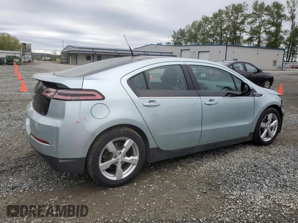 2012 Chevrolet Volt with VIN 1G1RB6E4XCU104324, listed as a Copart auction lot 55158385 with 161,895 mi miles and Salvage Title. Bid and sale history available at carsss.com. Image 3.