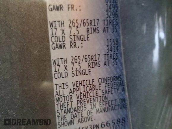 2023 Nissan Frontier SV with VIN 1N6ED1EK3PN665883, listed as a Copart auction lot 49887375 with 40,185 mi miles and Non repairable. Bid and sale history available at DreamBid. Image 13.