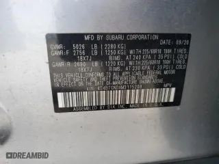 2021 Subaru Outback Limited XT with VIN 4S4BTGNDXM3115208, listed as a Copart auction lot 51760585 with 85,444 mi miles and Non Repairable. Bid and sale history available at carsss.com. Image 14.