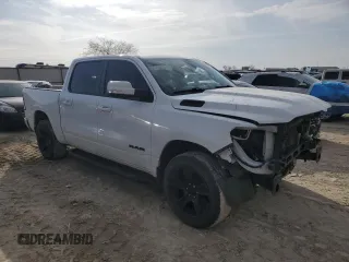 2020 Ram 1500 Big Horn with VIN 1C6SRFFT9LN330916, listed as a Copart auction lot 45037885 with 120,818 mi miles and Salvage Title. Bid and sale history available at carsss.com. Image 4.