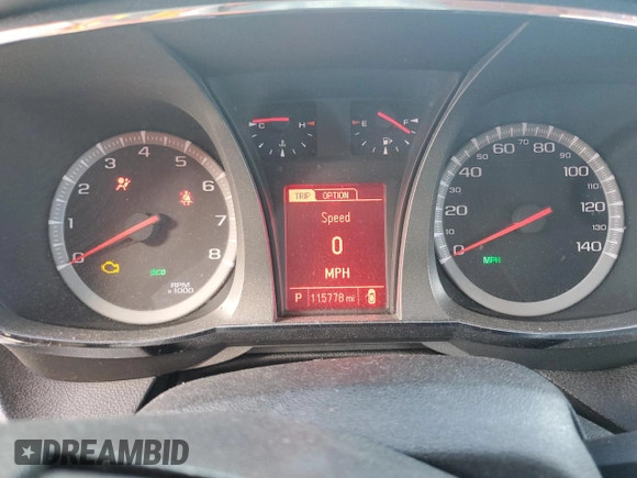 2014 GMC Terrain SLE z VIN 2GKALMEK7E6281813, wystawiony jako Copart lot #55763025 z przebiegiem 115 778 mil mil oraz Szkody całkowita. Historia ofert i sprzedaży dostępna na DreamBid. Obrazek 9.
