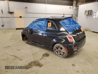 2013 FIAT 500 Sport with VIN 3C3CFFBR7DT668109, listed as a Copart auction lot 76729524 with Not provided miles and Salvage title. Bid and sale history available at DreamBid. Image 6.