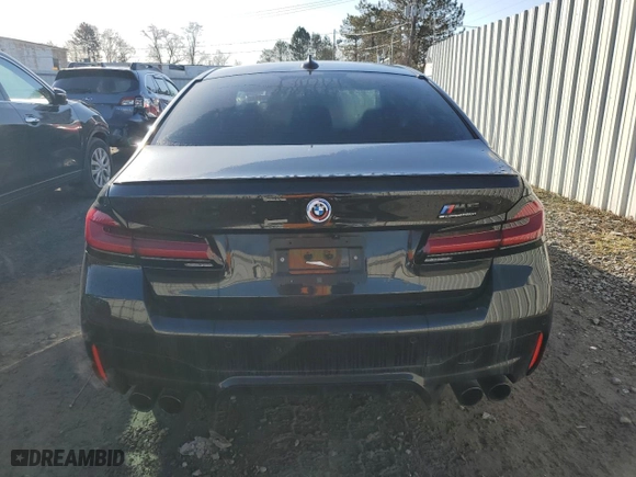 2023 BMW M5 with VIN WBS83CH07PCL16321, listed as a Copart auction lot 69708574 with 11,083 mi miles and Salvage Title. Bid and sale history available at carsss.com. Image 6.