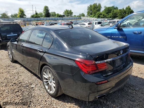 2013 BMW 7 Series 750Li xDrive with VIN WBAYF8C5XDD140544, listed as a Copart auction lot 59360214 with 85,965 mi miles and Salvage Title. Bid and sale history available at carsss.com. Image 2.