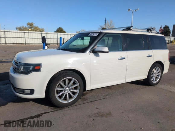 2013 Ford Flex Limited with VIN 2FMHK6D89DBD32485, listed as a Copart auction lot 52324595 with 144,173 mi miles and Salvage Title. Bid and sale history available at carsss.com. Image 1.