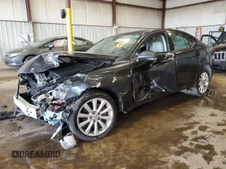 2010 Lexus IS 250 z VIN JTHCF5C2XA5040854, wystawiony jako Copart lot #56477375 z przebiegiem Nie podano mil oraz Szkoda całkowita • Salvage title. Historia ofert i sprzedaży dostępna na DreamBid. Obrazek 1.