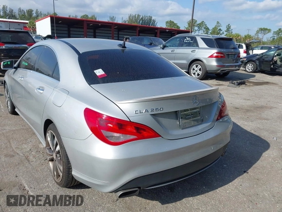 2016 Mercedes-Benz CLA 250 with VIN WDDSJ4EB1GN322432, listed as a IAAI auction lot 42103310 with 100,237 mi miles and . Bid and sale history available at DreamBid. Image 12.