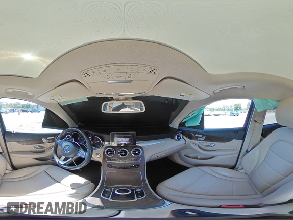 2019 Mercedes-Benz GLC 300 with VIN WDC0G4JB1K1002639, listed as a Copart auction lot 58216615 with 52,160 mi miles and Salvage title. Bid and sale history available at DreamBid. Image 15.