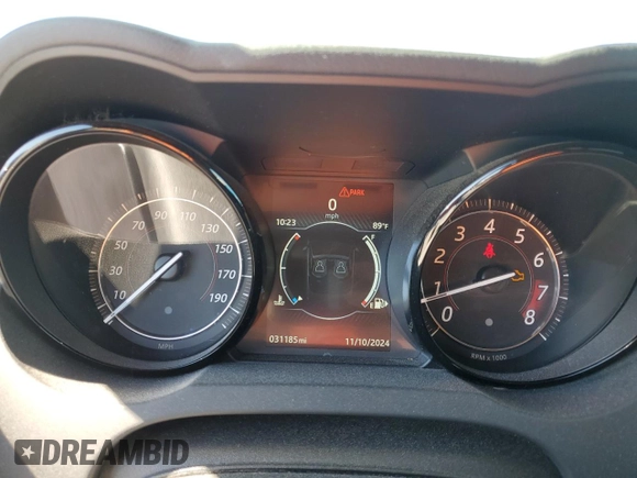 2016 Jaguar F-Type with VIN SAJWB6E62G8K28616, listed as a Copart auction lot 74730704 with 31,185 mi miles and Salvage Title. Bid and sale history available at DreamBid. Image 9.