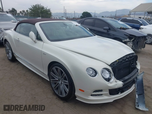 2015 Bentley Continental GT with VIN SCBGJ3ZAXFC044364, listed as a IAAI auction lot 39947673 with 3,514 mi miles and . Bid and sale history available at DreamBid. Image 1.