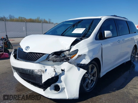 2017 Toyota Sienna SE with VIN 5TDXZ3DC8HS871148, listed as a IAAI auction lot 42035137 with 124,126 mi miles and . Bid and sale history available at DreamBid. Image 6.