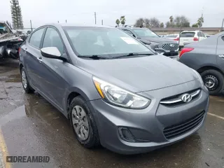2015 Hyundai Accent GLS with VIN KMHCT4AE0FU927177, listed as a IAAI auction lot 41559026 with 181,703 mi miles. Bid and sale history available at carsss.com. Image 1.
