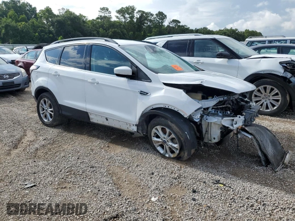 2017 Ford Escape SE z VIN 1FMCU0G95HUC35709, wystawiony jako Copart lot #58510895 z przebiegiem Nie podano mil oraz Czysty tytuł • Clean title. Historia ofert i sprzedaży dostępna na DreamBid. Obrazek 4.
