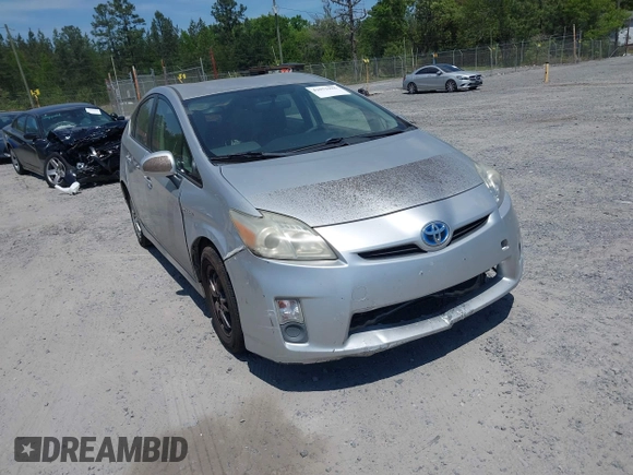 2010 Toyota Prius II with VIN JTDKN3DU7A0094498, listed as a IAAI auction lot 42071986 with 277,660 mi miles. Bid and sale history available at carsss.com. Image 1.