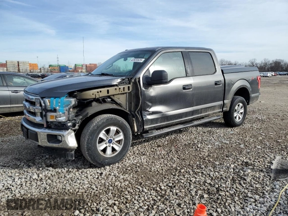 2017 Ford F-150 XL with VIN 1FTEW1EG4HFB90149, listed as a Copart auction lot 42820525 with 110,960 mi miles and Salvage Title. Bid and sale history available at carsss.com. Image 1.