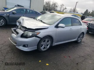 2009 Toyota Corolla XRS with VIN 1NXBE40E39Z004638, listed as a Copart auction lot 85931084 with 205,424 mi miles and Salvage Title. Bid and sale history available at carsss.com. Image 1.
