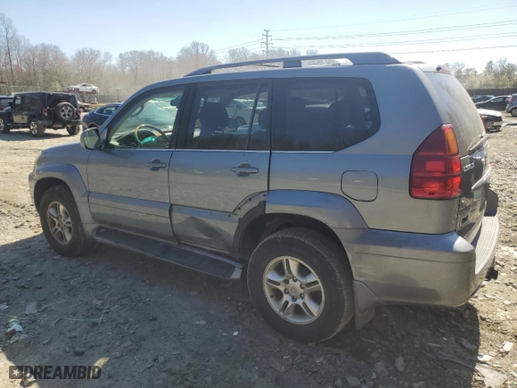 2003 Lexus GX 470 with VIN JTJBT20X930022945, listed as a Copart auction lot 49699775 with 265,644 mi miles and Salvage Title. Bid and sale history available at carsss.com. Image 2.