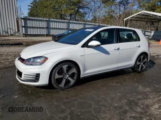 2017 Volkswagen Golf GTI S with VIN 3VW547AU6HM024605, listed as a Copart auction lot 42342045 with 126,661 mi miles and Salvage Title. Bid and sale history available at carsss.com. Image 1.