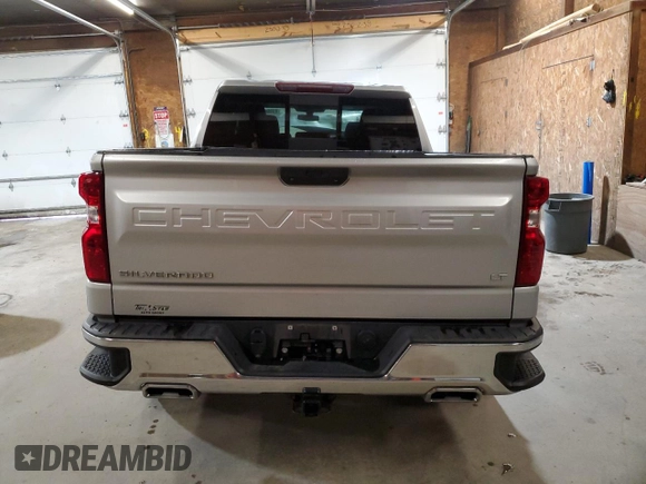 2021 Chevrolet Silverado 1500 LT with VIN 1GCUYDET7MZ189364, listed as a Copart auction lot 83986924 with 0 mi miles and Salvage Title. Bid and sale history available at carsss.com. Image 6.