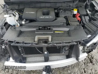 2025 Infiniti QX60 Sensory with VIN 5N1AL1GS7SC336153, listed as a Copart auction lot 57083985 with 5,692 mi miles and Salvage title. Bid and sale history available at DreamBid. Image 12.