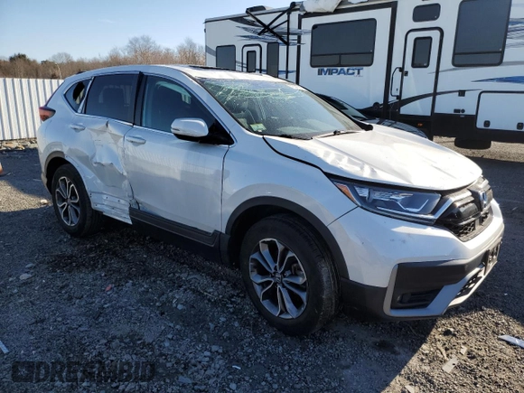 2021 Honda CR-V EX with VIN 2HKRW2H52MH658655, listed as a Copart auction lot 48347985 with 32,272 mi miles and Salvage Title. Bid and sale history available at carsss.com. Image 4.