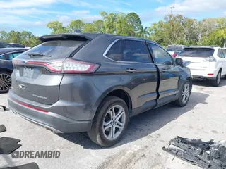 2016 Ford Edge Titanium with VIN 2FMPK3K87GBB22551, listed as a IAAI auction lot 41046840 with 98,349 mi miles. Bid and sale history available at carsss.com. Image 4.