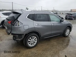 2020 Nissan Rogue S with VIN JN8AT2MV9LW144682, listed as a Copart auction lot 51470355 with 38,956 mi miles and Salvage Title. Bid and sale history available at carsss.com. Image 3.