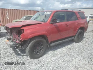 2018 Toyota 4Runner SR5 with VIN JTEBU5JR1J5506430, listed as a Copart auction lot 51841765 with 87,100 mi miles and Salvage Title. Bid and sale history available at carsss.com. Image 1.