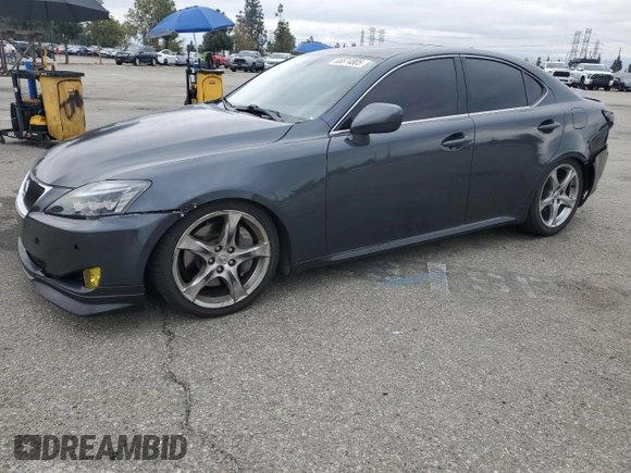 2008 Lexus IS 350 with VIN JTHBE262882013902, listed as a Copart auction lot 55874805 with 118,630 mi miles and Salvage title. Bid and sale history available at DreamBid. Image 1.