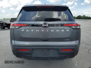 2024 Nissan Pathfinder S with VIN 5N1DR3AC7RC241546, listed as a Copart auction lot 61979645 with 24,407 mi miles and Salvage title. Bid and sale history available at DreamBid. Image 6.