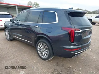 2022 Cadillac XT6 Premium Luxury with VIN 1GYKPDRS0NZ148517, listed as a IAAI auction lot 41575367 with 46,119 mi miles. Bid and sale history available at carsss.com. Image 3.