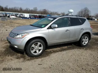 2005 Nissan Murano S with VIN JN8AZ08W65W417540, listed as a Copart auction lot 47296055 with 209,957 mi miles and Salvage Title. Bid and sale history available at carsss.com. Image 1.