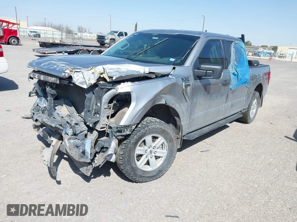2021 Ford F-150 XL with VIN 1FTFW1E53MKE45734, listed as a IAAI auction lot 41984643 with 47,403 mi miles. Bid and sale history available at carsss.com. Image 16.