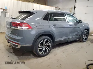 2022 Volkswagen Atlas SEL with VIN 1V2BE2CA6NC211539, listed as a Copart auction lot 79529644 with 27,340 mi miles and Salvage title. Bid and sale history available at DreamBid. Image 3.