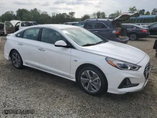 2019 Hyundai Sonata Plug-In Hybrid Limited with VIN KMHE54L2XKA093341, listed as a Copart auction lot 60661464 with 0 mi miles and Salvage Title. Bid and sale history available at carsss.com. Image 4.