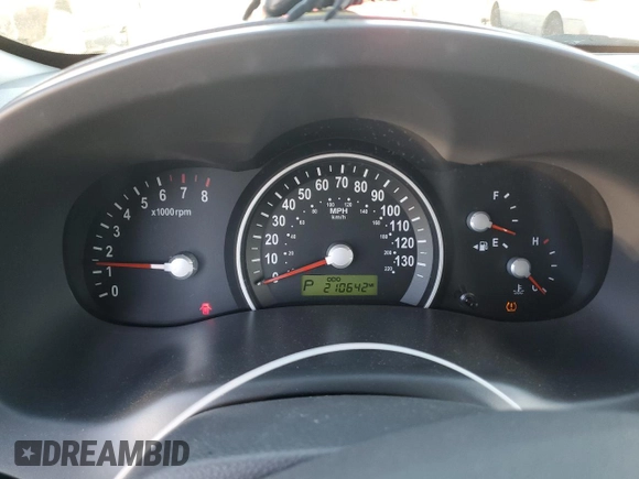 2010 Kia Sedona LX with VIN KNDMG4C39A6351207, listed as a Copart auction lot 76838564 with 210,642 mi miles and Salvage Title. Bid and sale history available at carsss.com. Image 9.