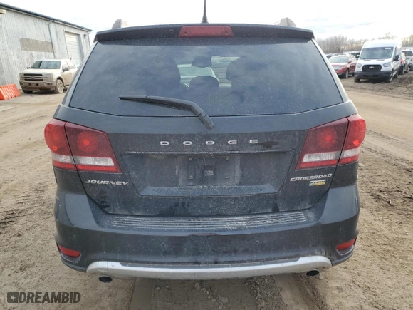 2017 Dodge Journey Crossroad Plus with VIN 3C4PDCGG2HT625943, listed as a Copart auction lot 48458885 with 117,784 mi miles and Clean Title. Bid and sale history available at carsss.com. Image 6.