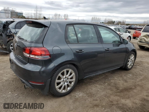 2012 Volkswagen GTI with VIN WVWHV7AJ2CW333046, listed as a Copart auction lot 55628145 with 140,280 mi miles and Clean title. Bid and sale history available at DreamBid. Image 3.
