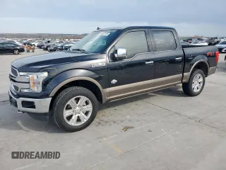 2020 Ford F-150 XL with VIN 1FTEW1E47LFC04396, listed as a Copart auction lot 48570105 with 97,411 mi miles and Salvage Title. Bid and sale history available at DreamBid. Image 1.